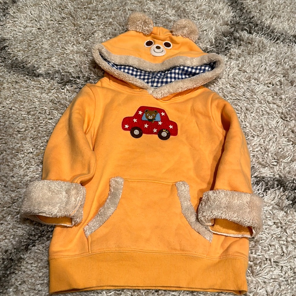 Mikihouse very cute little bear hoodie